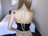 double square halter top(4 color) 