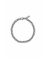 [2166] Steel Orbit Chain Bracelet