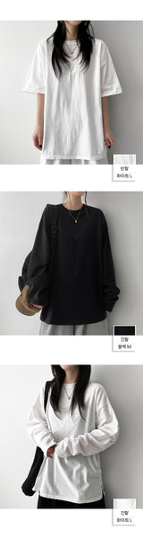 ロードスリットレイヤード半袖Tシャツ 長袖Tシャツ
