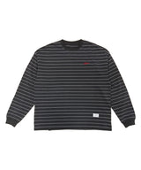 STRIPE LONG SLEEVES CHARCOAL