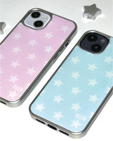 [made] soda jelly star pink phone case (epoxy silver bumper) 