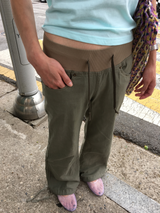 Cracker banding bootcut pants (2color)