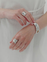 26SS★ [Premium Plating] H Edition AB Bold Wave Ring