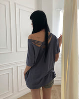 ルピュバッククロスショートスリーブTシャツ