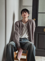 Tour Damage Overfit Cardigan