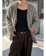 [F/W] Fur hair cardigan jacket(3color)