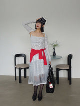 COAH HALTER NECK & SLIM BOLERO CARDIGAN SET (3COLORS!)