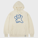 [UNISEX] ビッグラインベアースマイルフーディー
