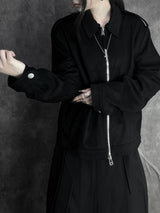 ash suede shoulder jacket (2color)