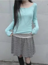 stripe skirt
