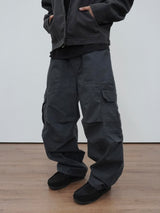 Military incision line cargo pants 4C
