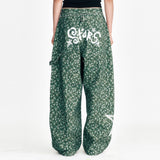 Stars Camouflage Cotton Pants Khaki