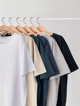 [A-T9990] 20セミUネック半袖Tシャツ (6色)