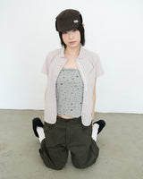 Round Collar Archive Check Shirt