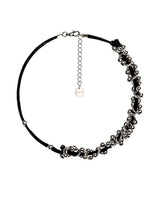 PIERCING STRAP CHOKER BLACK