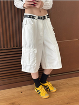 [Unisex] Multi cargo bermuda pants(4color)