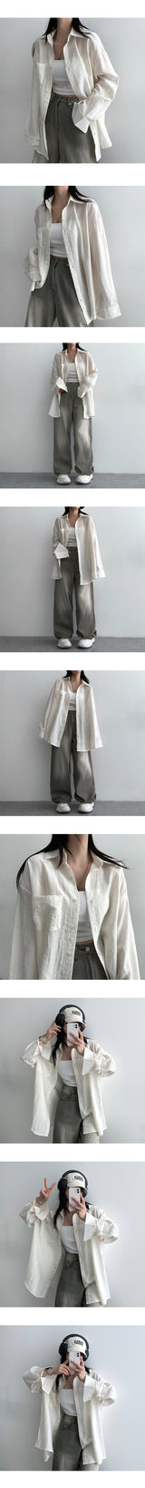 Dinshu Pocket Linen Shirt Shirt