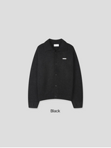 [Unisex] ウールヘアウォーマーニットカーディガン(4color)