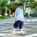 Cropped wide-leg pants