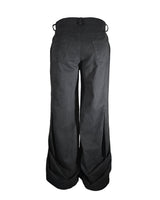 IMBALANCE FOLDING PANTS BLACK