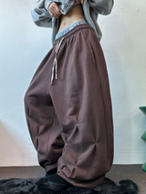 PUNCHING LOOSE HIP STREET LONG PANTS 💙🤎2COLOR
