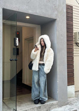 HOLIDAY HOOD FUR JACKET