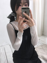リーフロングタンクトップドレス