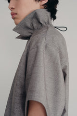 Textured Bud Collar Shirt