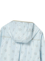 SHIRRING WINDBREAKER LIGHT BLUE
