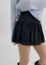 [MADE] Florin Flare Mini Skirt Pants