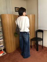 エッジ デニム パンツ