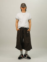 HA ロールアップ レイヤード マッスルフィット ハーフスリーブ Tシャツ