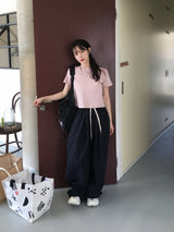デイリークロップ半袖Tシャツ (10c)