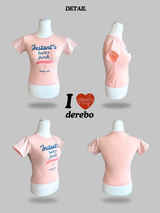 Baby Lotion Pink Short Sleeve Round Tee