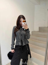 Liz Napping Stripe Strap Tee