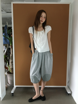 French puff blouse (3color)