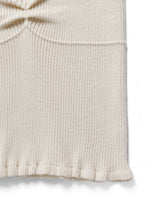 Lily frill sleeveless knit_ivory