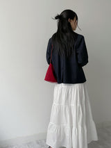 Frilled See-through Layered Bustier