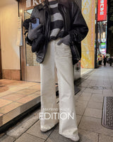 【MADE】Velvet wide pants