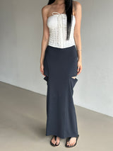 SLIT LONG SKIRT