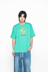 25SS エイリアンベアショートスリーブTシャツ ライトグリーン