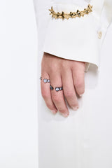 NO.560 [BLACK] HEART CUBIC RING