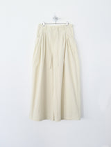 pocket pintuck wide pants