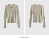 It You Collared Long Sleeve Knit / 5 colors