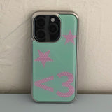[Epoxy] Lov3(mint) silver bumper case