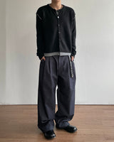 Dense Herringbone Two Tuck Pants