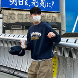 FLAG PRINTING OVER-FIT SWEAT SHIRT MTM