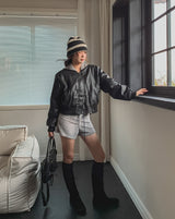 パイテリースタッズカラーマッチングショーツ
