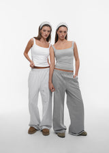 [B-BASIC] Basic Cotton Span Square Neck Sleeveless (Built-in Cap)