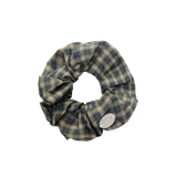[3EA 1SET] COZY CHECK SCRUNCHIE